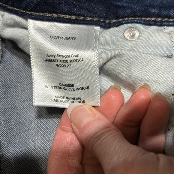 Silver Jeans Blue Straight Leg Classic Denim - Picture 4 of 4